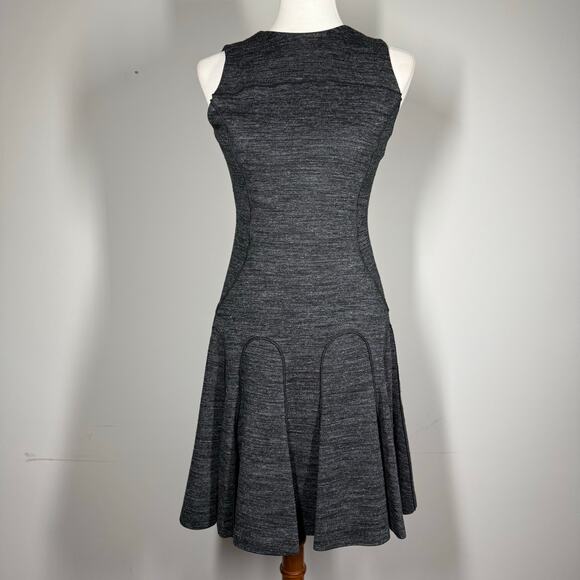 Derek Lam 10 Crosby Sleeveless Ponte A-line Dress in Gray Small - Picture 10 of 11